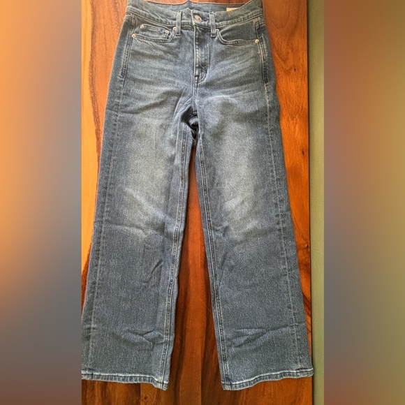 AYR Women's Wide Leg Jeans - Classic Blue - Picture 1 of 3
